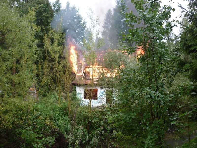Zakopane: pożar ruiny przy Domu Turysty