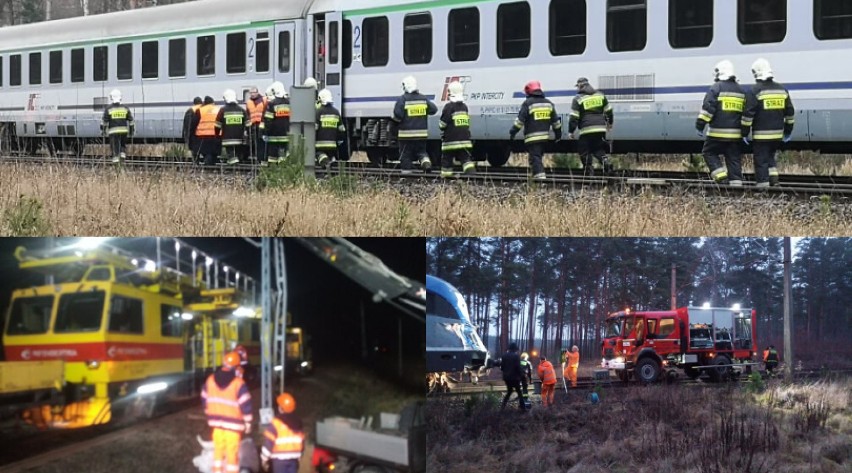 Gmina Zbąszyń. Tir wjechał pod pociąg Intercity. Pięć osób rannych! [NOWE INFO I ZDJĘCIA] 