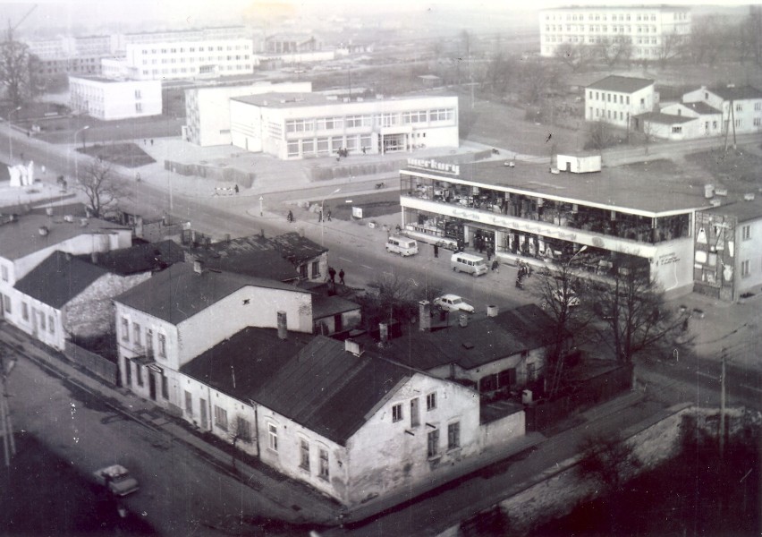 Rynek w Kłobucku na starych zdjęciach