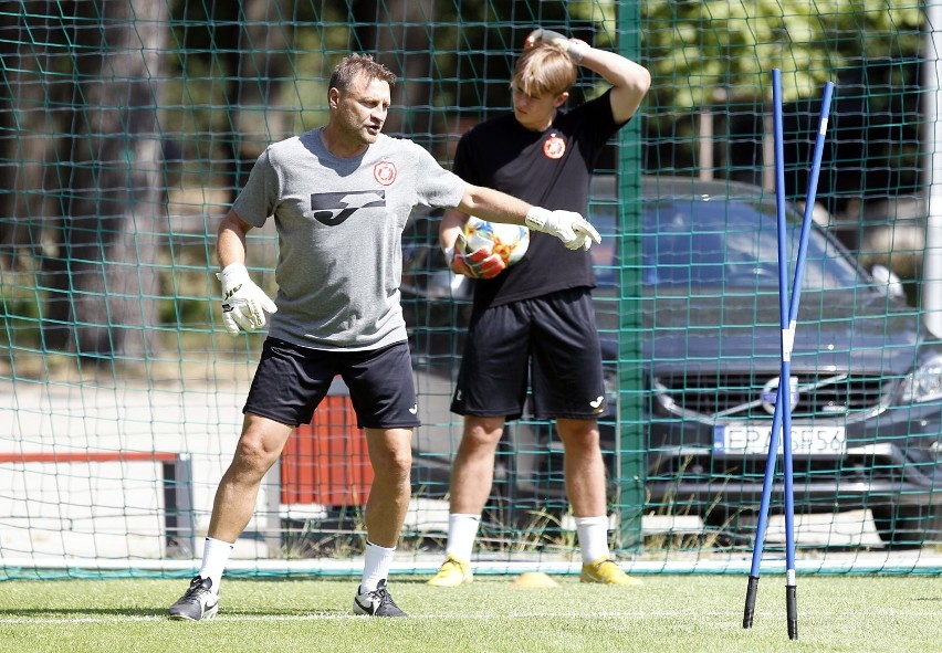 Widzewiacy trenowali we wtorek już z Marcinem Robakiem (ZDJĘCIA)