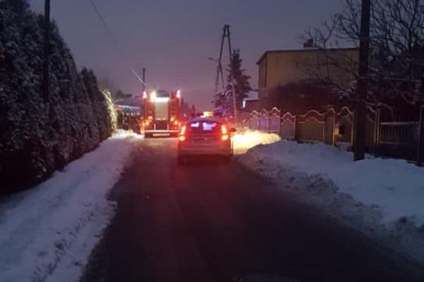 Strażacy gasili pożar garażu w Radlinie