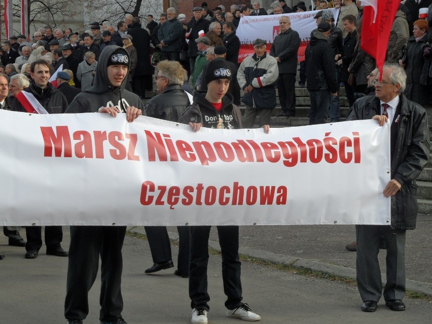 Marsz Niepodległości 2013 w Częstochowie