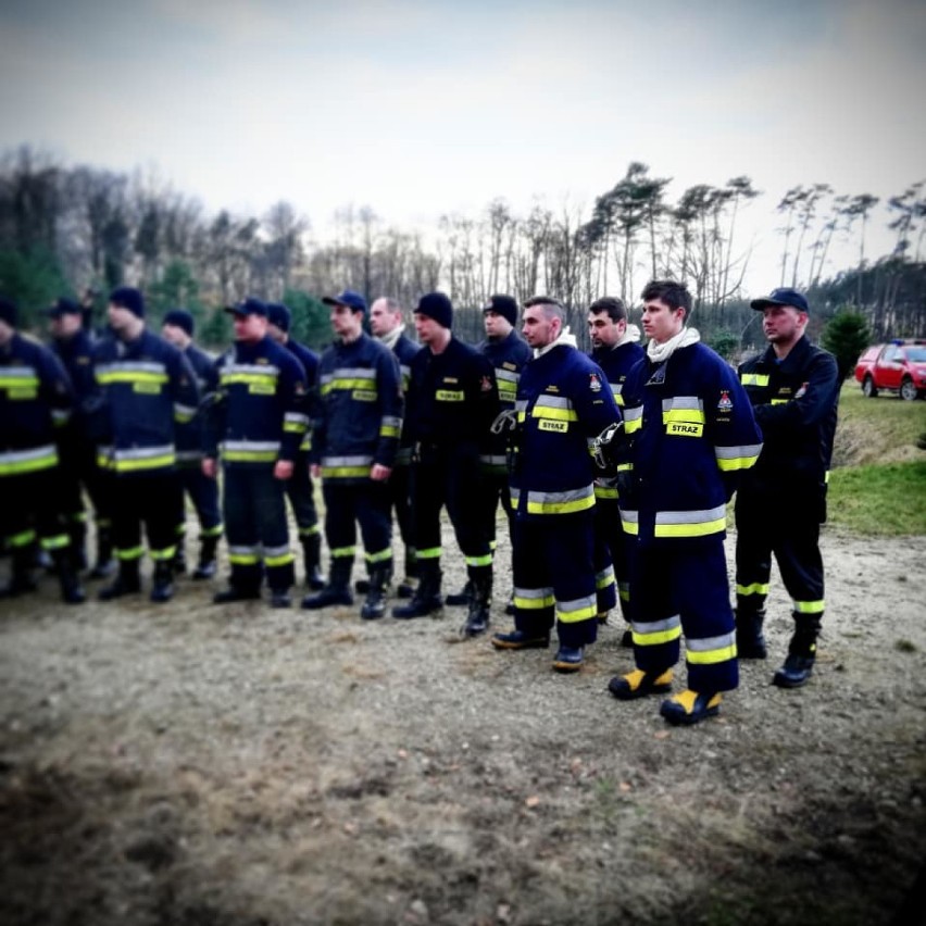 Strażacy z Wielkopolski na ćwiczeniach w Korytach