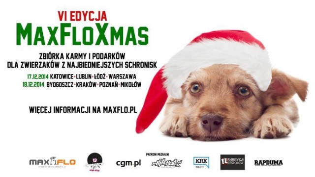 Plakat promujący 6. edycję akcji MaxFloXmas