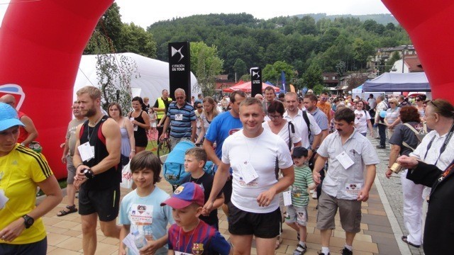 Bieg po Serce Zbója Szczyrka 2013: Biegacze  pokonali w sumie dystans 8.499 km