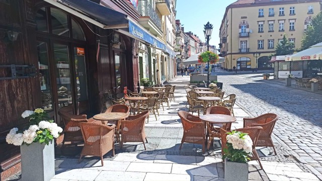 Ogródki restauracyjne wracają na Główny Rynek w Kaliszu