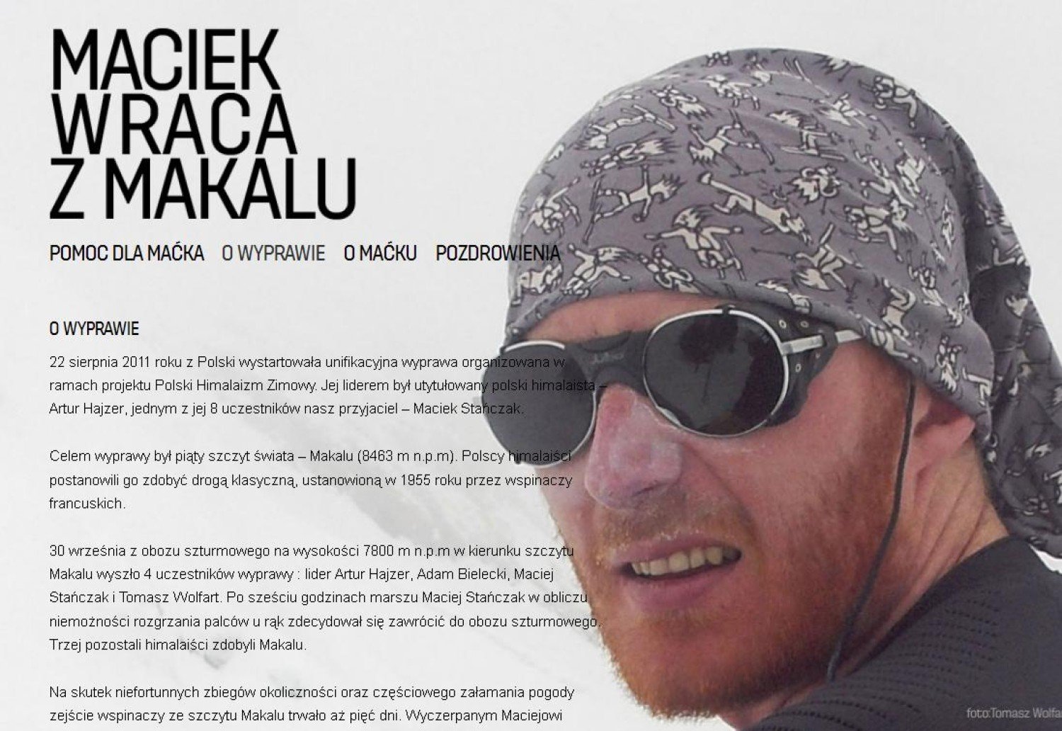 Maciej Stańczak, opolski himalaista, potrzebuje pomocy | Warszawa Nasze  Miasto