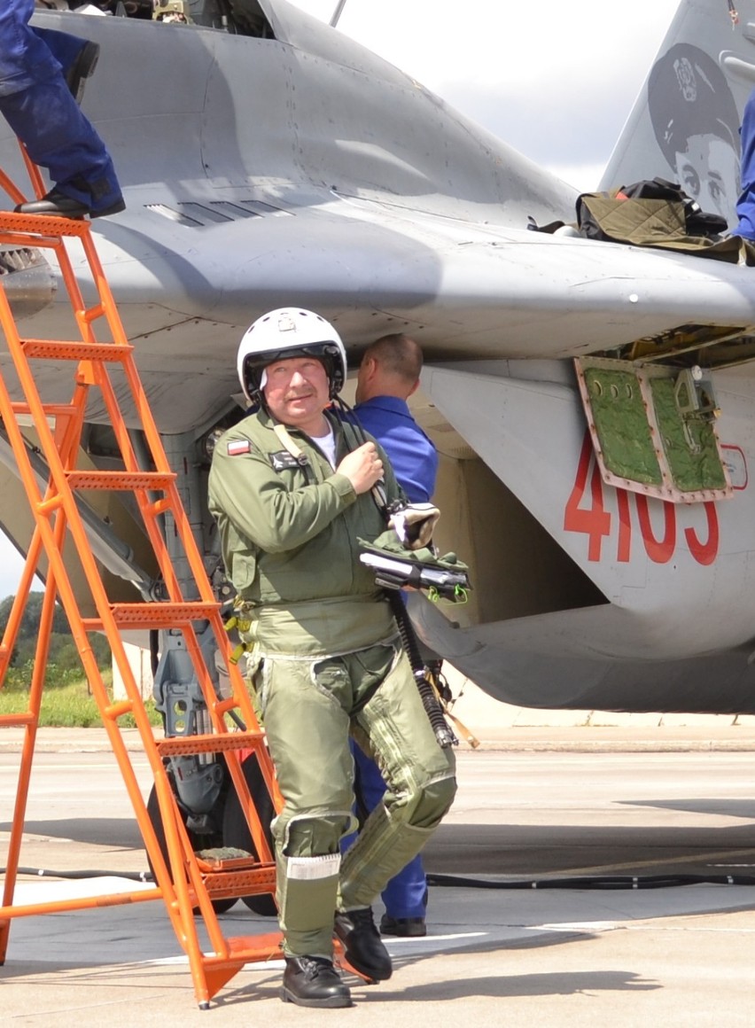 Gen. Skalski na malborskim MiG-u [ZDJĘCIA]. Zobacz pierwszy samolot 22 BLT ze specjalnym malowaniem