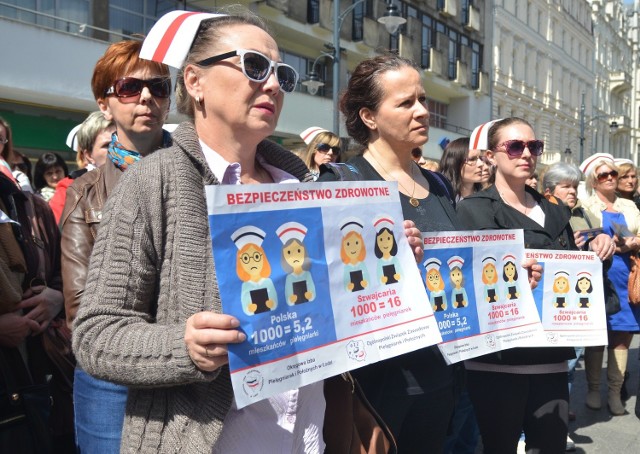Kilka tysięcy pielęgniarek i położnych z woj. łódzkiego pojedzie do stolicy na manifestację. Jeśli nie dojdzie do porozumienia, będą strajki