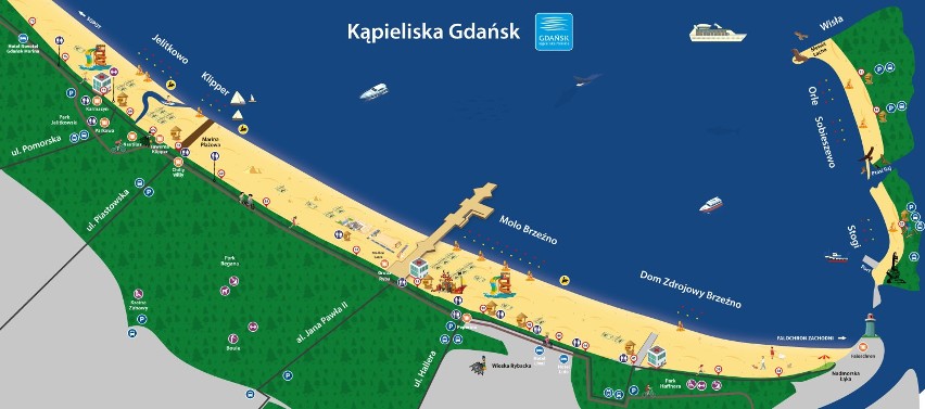 Lato 2016 na gdańskich kąpieliskach. Pływaj, graj, czytaj, baw się na plaży