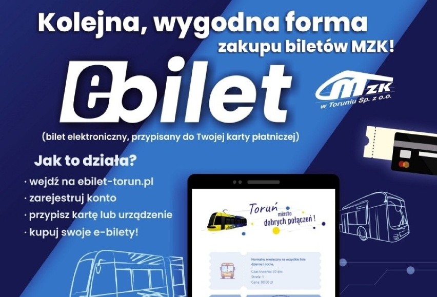 Grafika promująca e-bilet