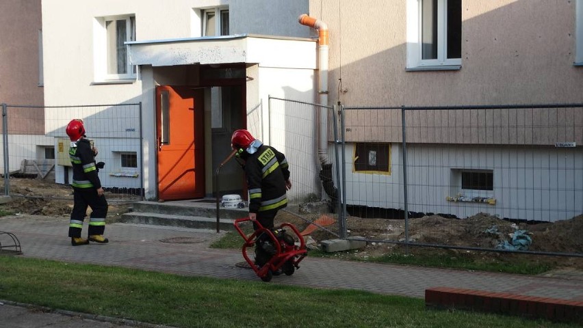 Nowy Tomyśl. Pożar w bloku