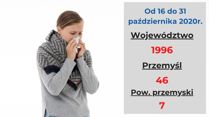 Więcej chorych na grypę w Przemyślu. W powiecie przemyskim tylko kilka przypadków [RAPORT]