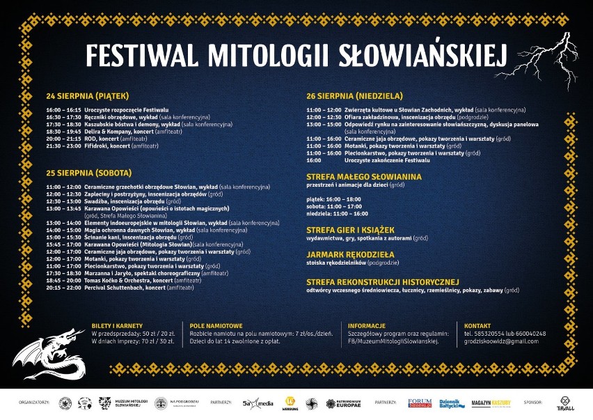 Grodzisko Owidz. Festiwal Mitologii Słowiańskiej w dniach 24-26 sierpnia