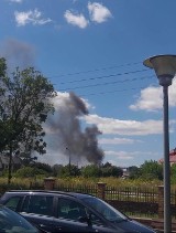 Pożar w Janowcu Wielkopolskim. W budynku znajdowały się butle z gazem!