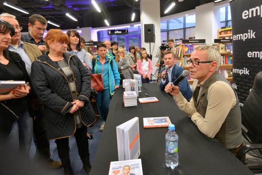 Robert Janowski promował książkę w Kielcach