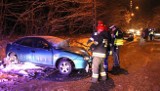 Wypadek na Łagiewnickiej. 2 osoby ranne [ZDJĘCIA]
