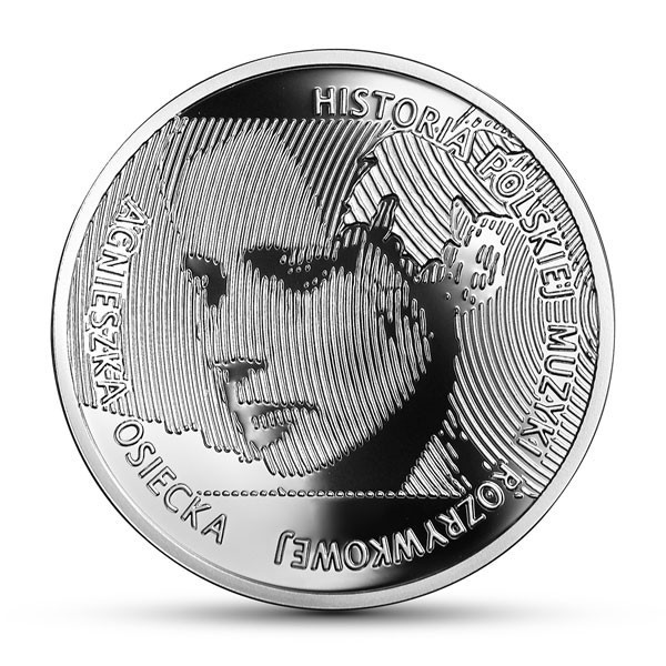 Agnieszka Osiecka na monetach