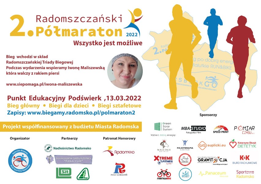 Charytatywny 2. Radomszczański Półmaraton dla Iwony Maliszewskiej