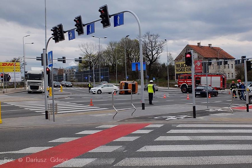 Wałbrzych: Wypadek na skrzyżowaniu Wrocławska i Uczniowska