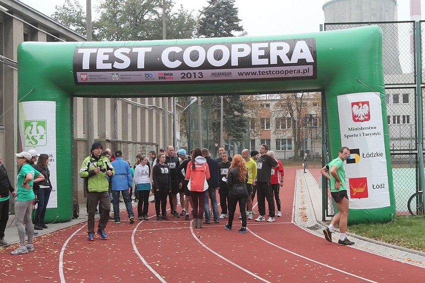 Test Coopera dla wszystkich na stadionie PŁ - jesień 2013.