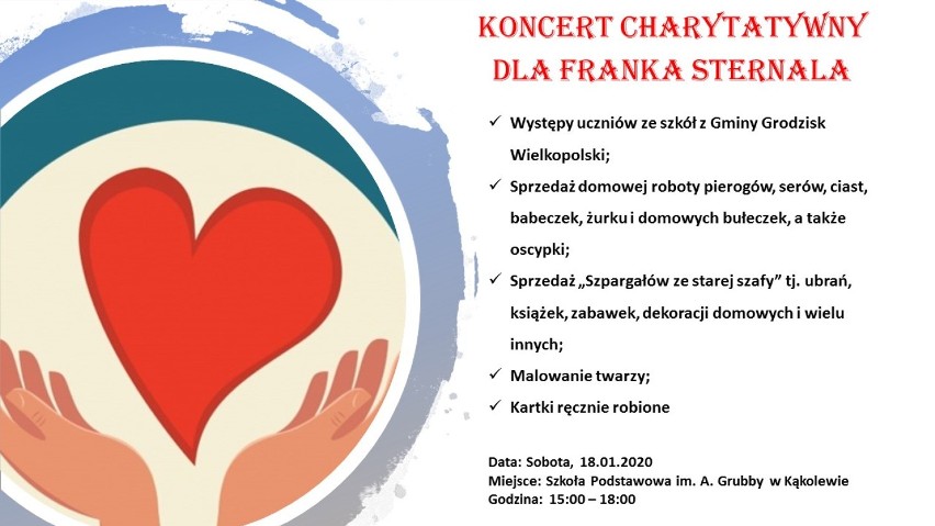 Zapraszamy na charytatywny koncert dla Franka! 