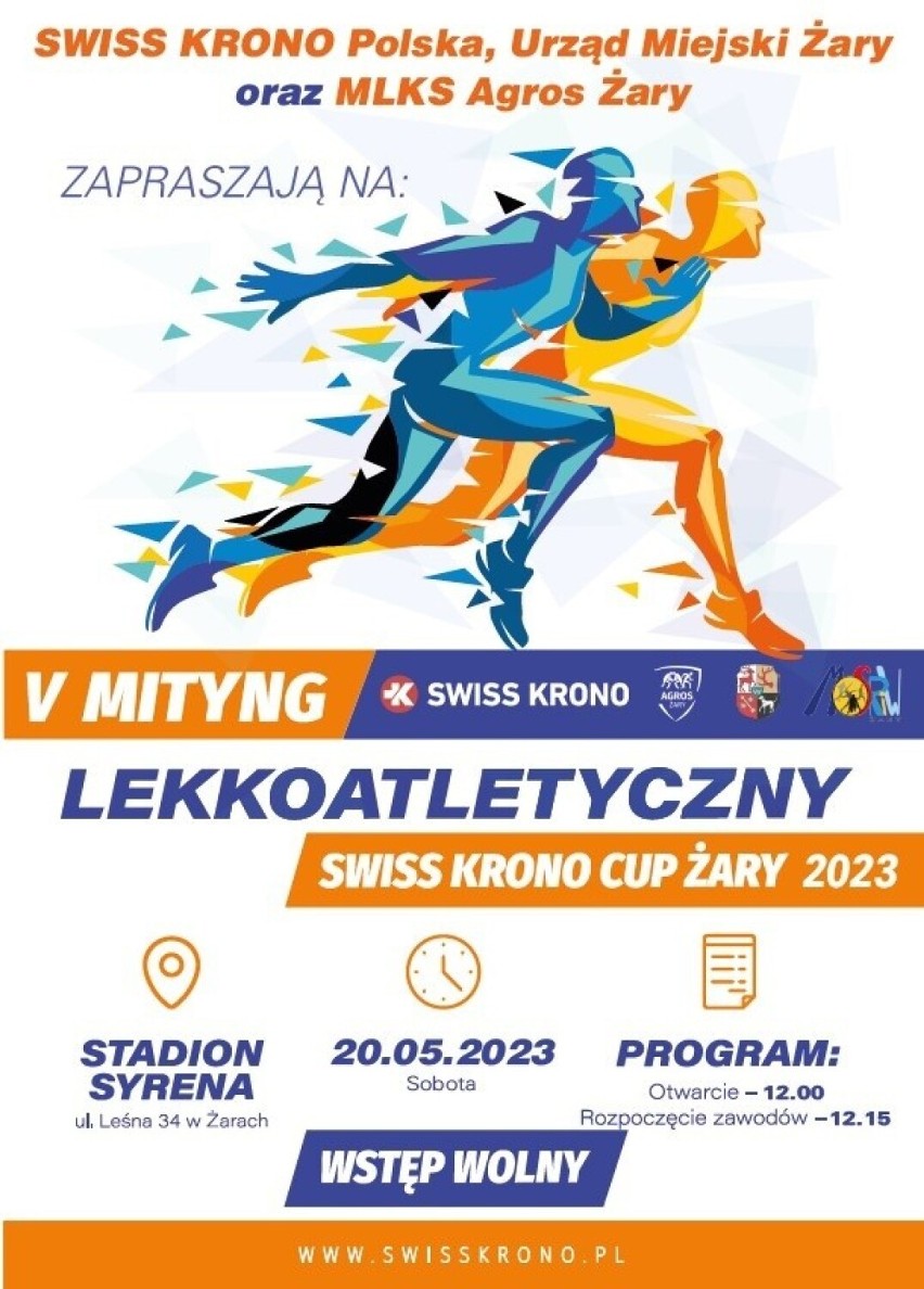 V Mityng Lekkoatletyczny Juniorów Swiss Krono Cup odbędzie...