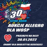 WOŚP Konin 2022. Aukcje Allegro nabierają tempa, pomagaj, graj i licytuj 