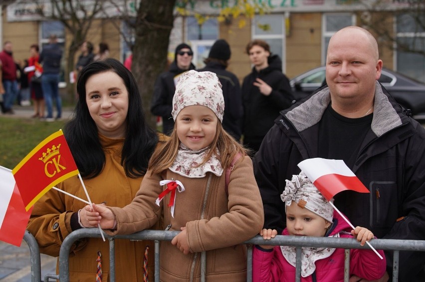 W uroczystościach na Placu Wolności w Kielcach wzięły udział...