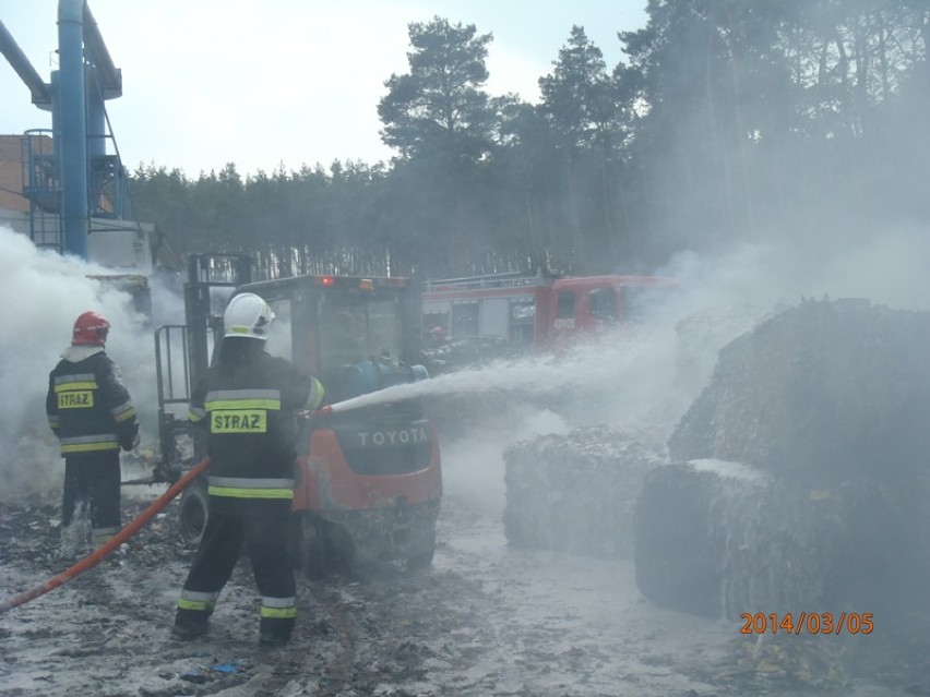 Pożar w Piaskach spowodował jeden z pracowników firmy.