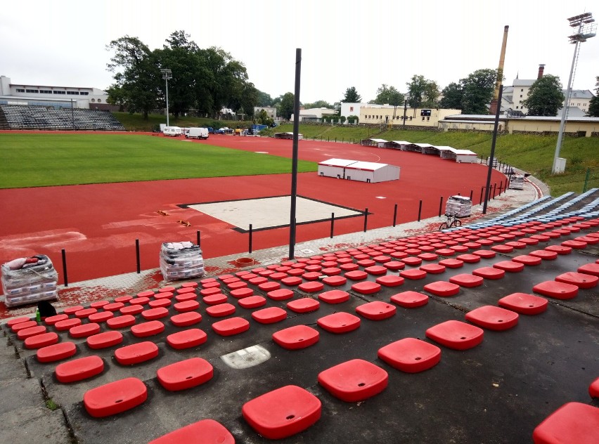 Trwa przebudowa stadionu miejskiego w Raciborzu