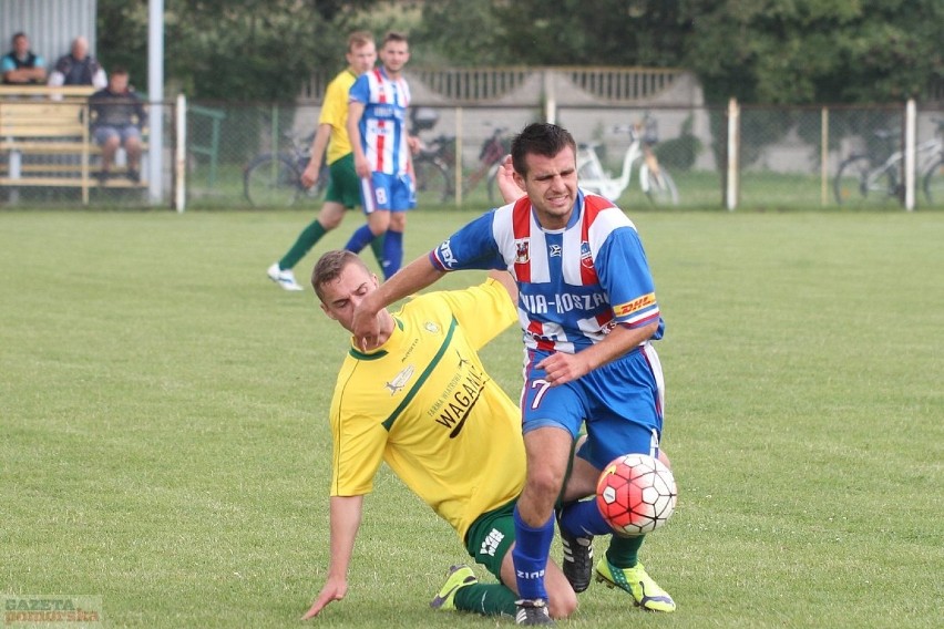 Na boisku w Wagańcu Sadownik przegrał 0:4, do przerwy...