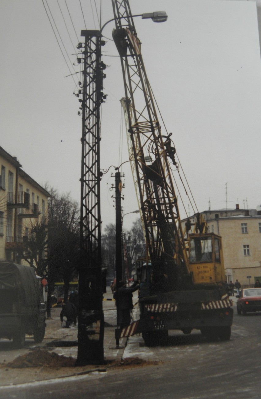 Na terenie miasta stały niegdyś zupełnie inne słupy...