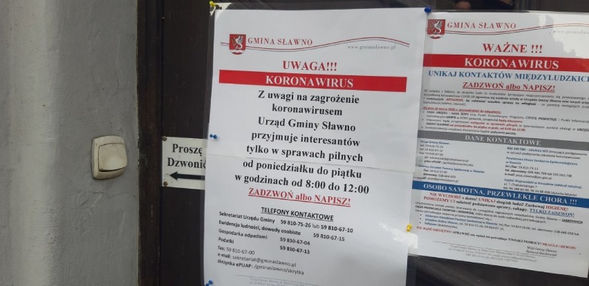 Urząd Miejski w Sławnie, Urząd Gminy Sławno