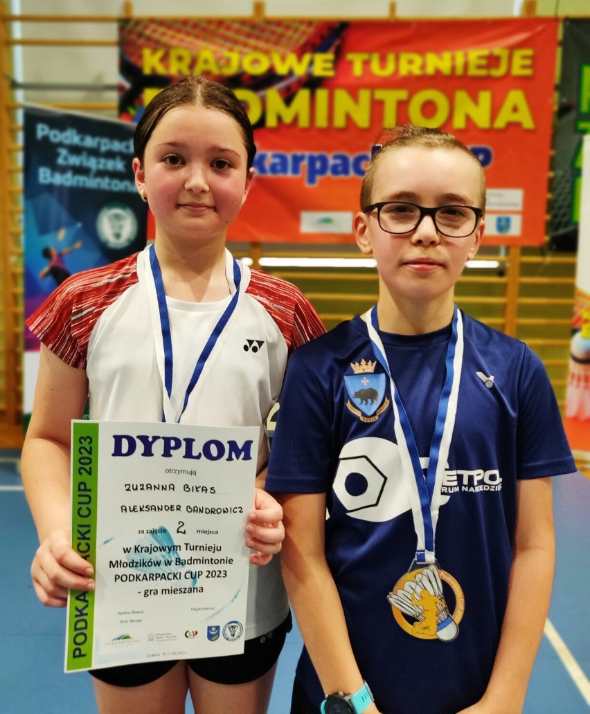 Sukces Olka Bandrowicza w Krajowym Turnieju Młodzika Młodszego w badmintonie