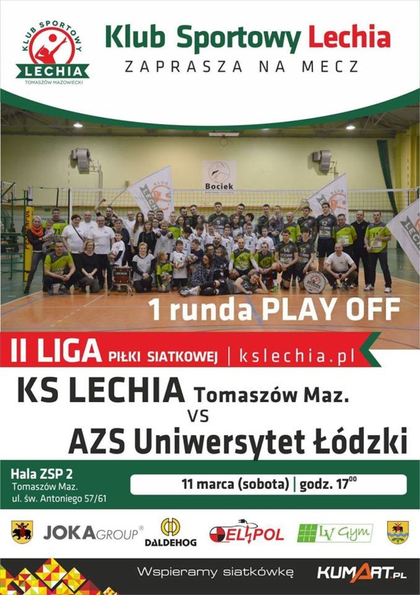 Play off siatkarzy. Lechia wygrywa 3:0 z AZS Łódź, a Caro Opoczno przegrywa z LKPS Borowno 0:3