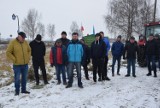 Protest rolników w Skalmierzycach. Chodziło o niekorzystny dla nich wariant obwodnicy Kalisza ZDJĘCIA