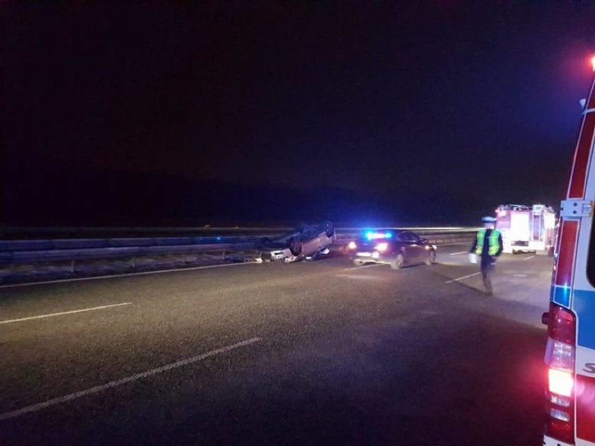 Wypadek na A1 w Knurowie. Autostrada zamknięta w kierunku granicy