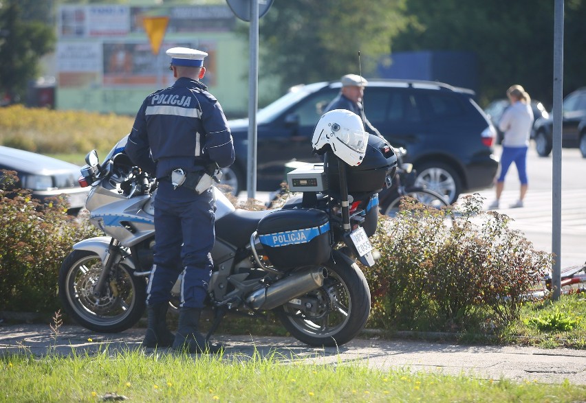 Wypadek na Rondzie Sulejowskiem w Piotrkowie