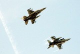 Samoloty F-16 nad Radzionkowem z okazji święta Wojsk Radiotechnicznych
