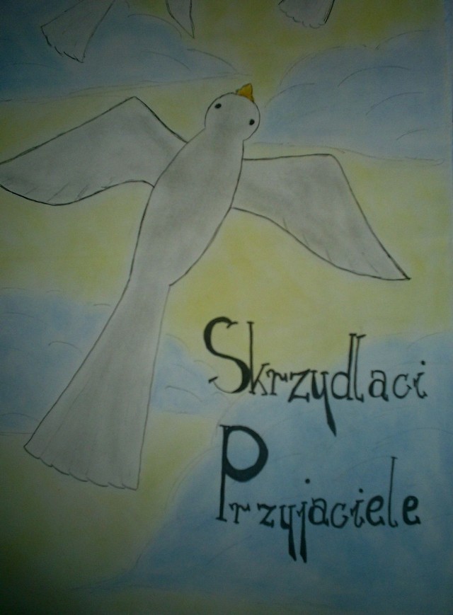 Nasi skrzydlaci przyjaciele - gołębie. Prace dzieci z podstaw&oacute;wki.
Fot. Dorota Michalczak