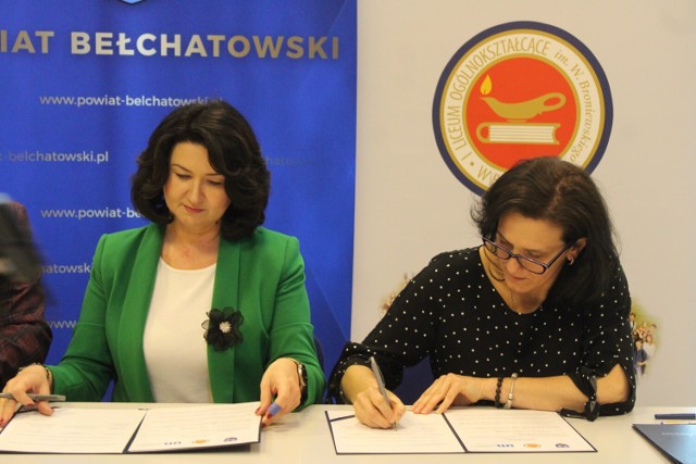 I LO w Bełchatowie nawiązało współpracę z UM w Łodzi, 22 kwietnia 2024 r.