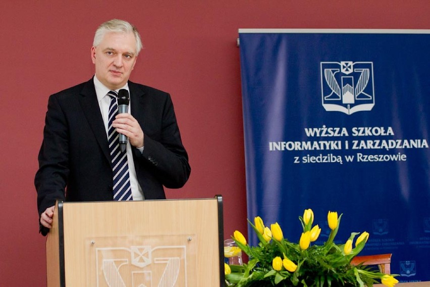 Minister Sprawiedliwości Jarosław Gowin Gościem WSIiZ