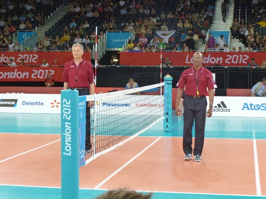 Dariusz Jasiński (z lewej) podczas igrzysk paraolimpijskich...