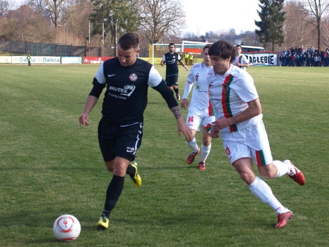 Bytovia z najsłabszymi remisuje. Na zdj. mecz z Zagłębiem