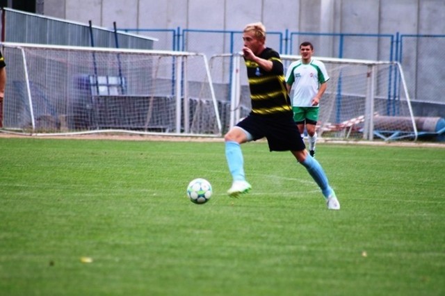 Damian Sontowski zdobył zwycięskiego gola dla Rodła
