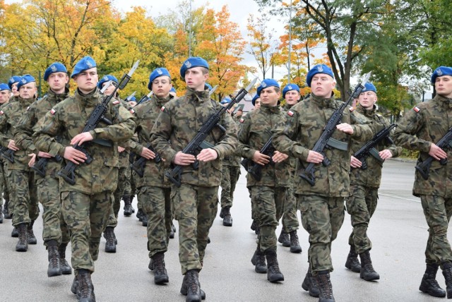 W niedzielę, 2 października 100 elewów złożyło przysięgę wojskową na kieleckiej Bukówce.