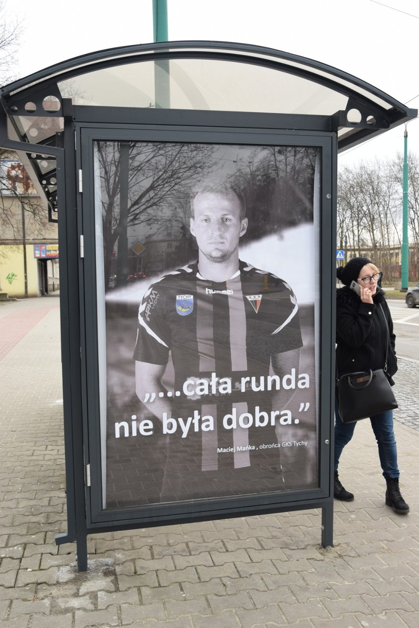 GKS Tychy bije się w piersi? Plakaty na mieście. Klub nie komentuje sprawy