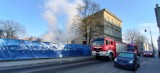 Pożar busa w centrum Krotoszyna. Na miejscu działali strażacy [ZDJĘCIA]