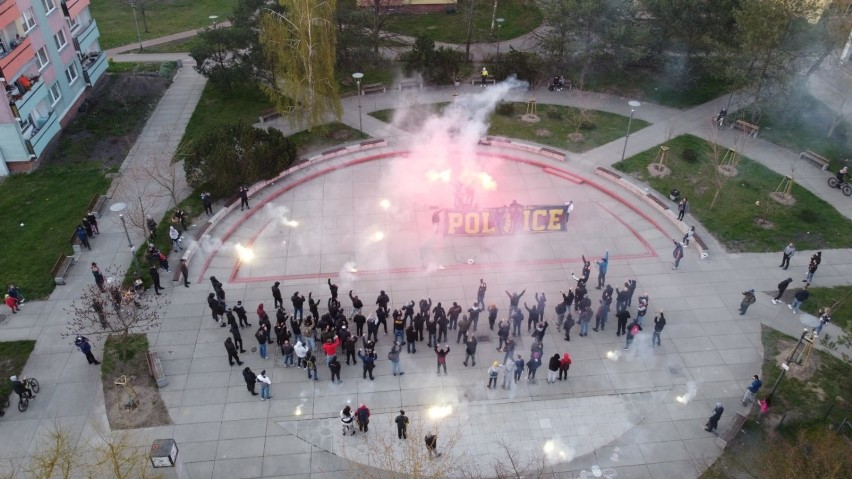 73 urodziny Pogoni Szczecin. Tak świętowali kibice. ZDJĘCIA, WIDEO